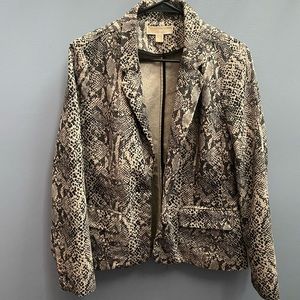 Michael Kors Snakeskin Blazer